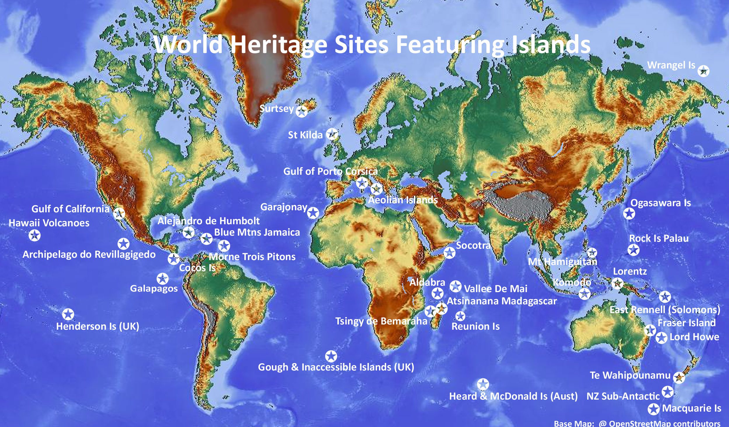Islands Of The World Map Islands In The Indian Ocean