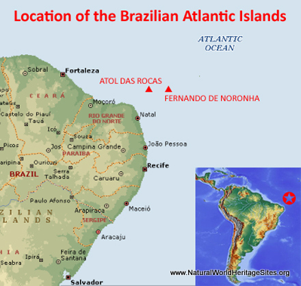 atlantic ocean map islands