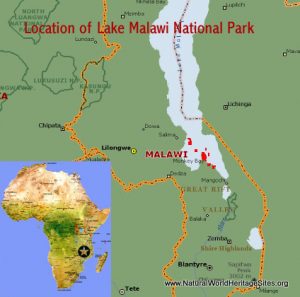 Lake-Malawi-National-Park-Location-Map – Natural World Heritage Sites