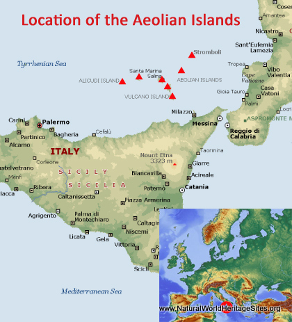 Stromboli Island Map