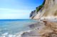 Exposed cliffs at Møns Klint UNESCO world heritage site in Denmark