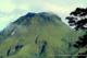 The summit of Mount Pelee in the Volcanoes and Forests of Mount Pelée and the Pitons of Northern Martinique UNESCO world heritage site in the French Carribean Island of the Lesser Antilles